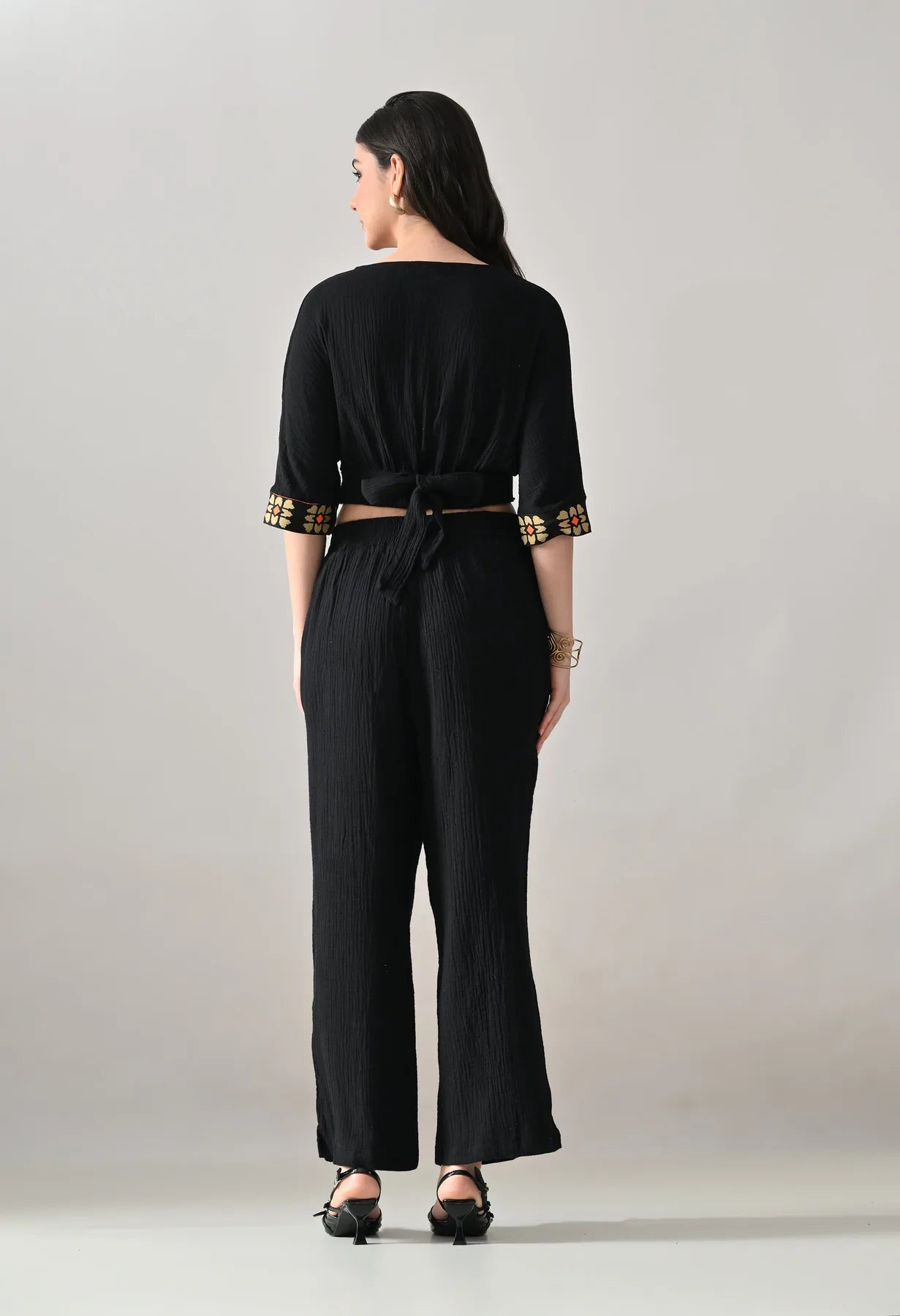 Embroidered Two-Piece Set