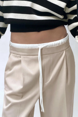 Double Waistband Trousers