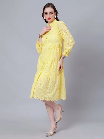 Hollow Hook Chicken Dress