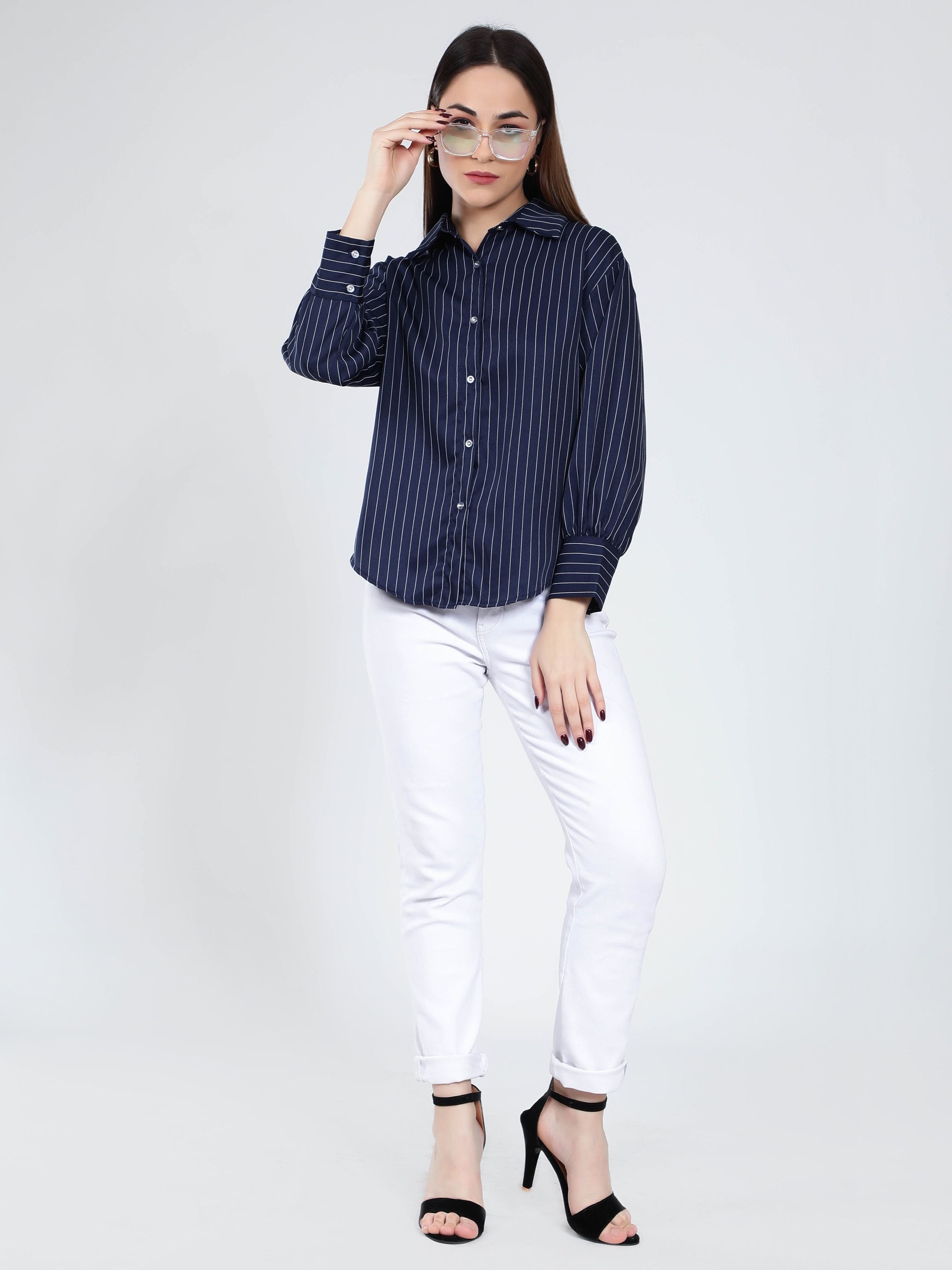 Pin Stripe Formal Shirt
