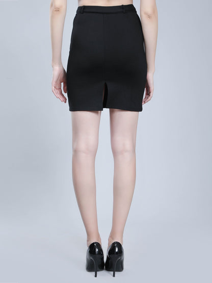 Belted Short Skirt