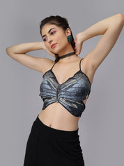 Sexy Butterfly Backless Tank Top