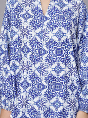 Majolica Print Oversized Two-Piece Set