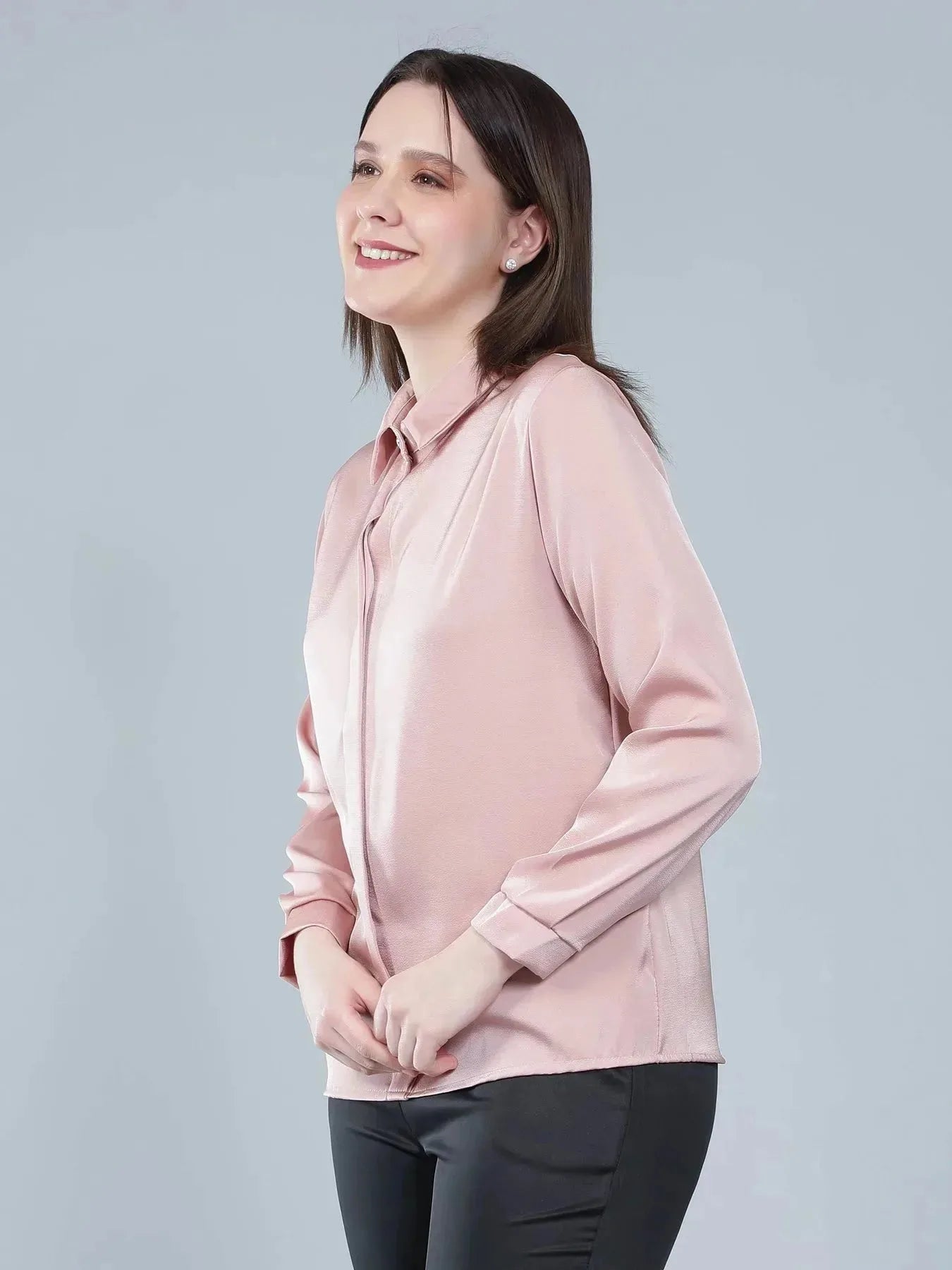 Glossy Satin Shirt