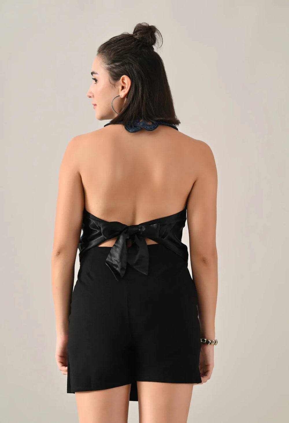 Halter Muse Denim Vest