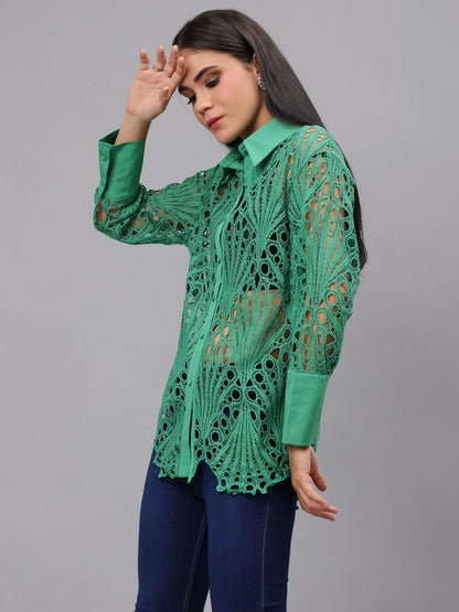 Lace Oversize Shirt
