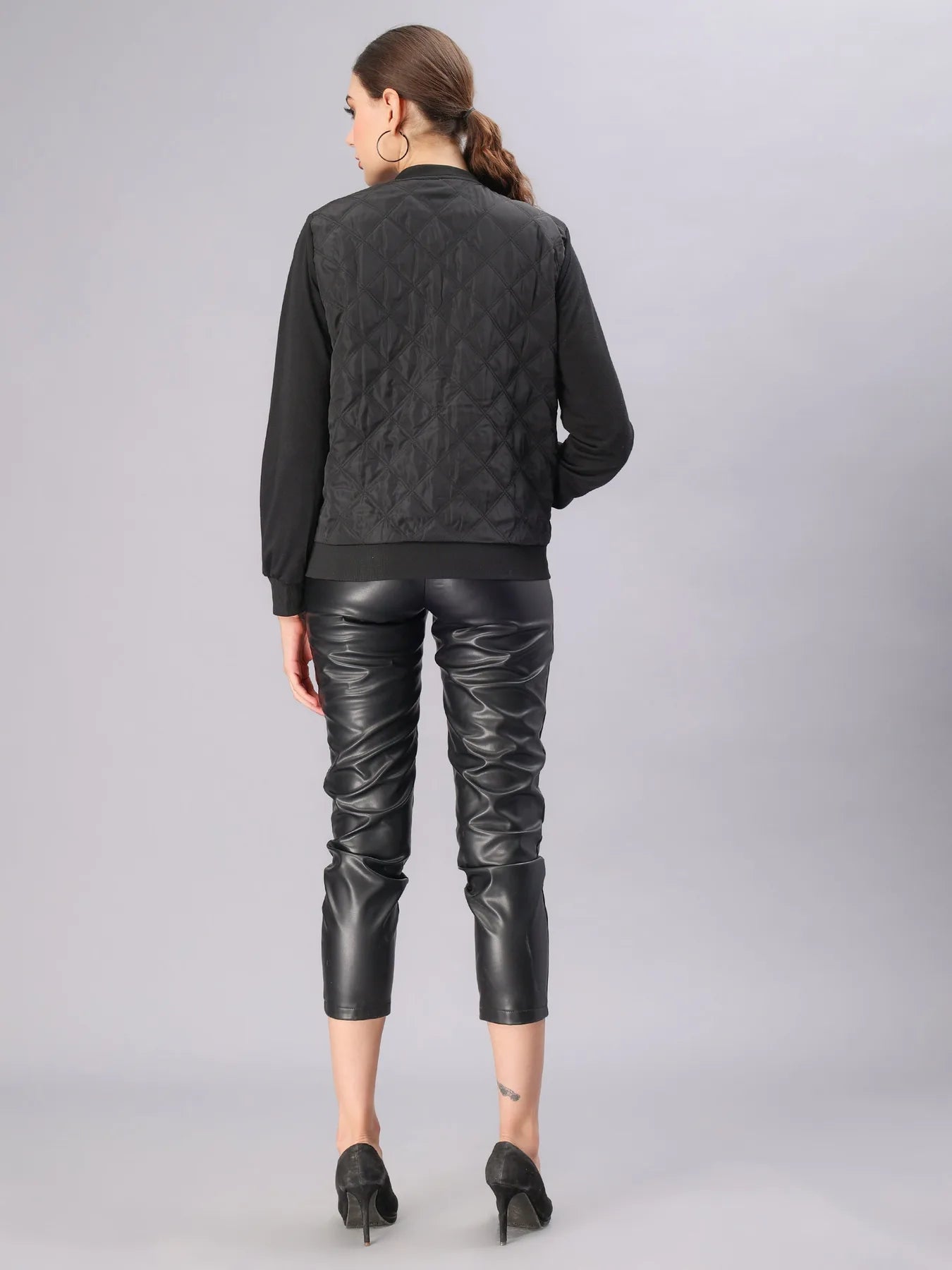 Zipper Bomber Jacket