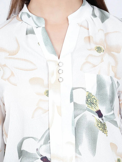 Water Colour Flower Blouse