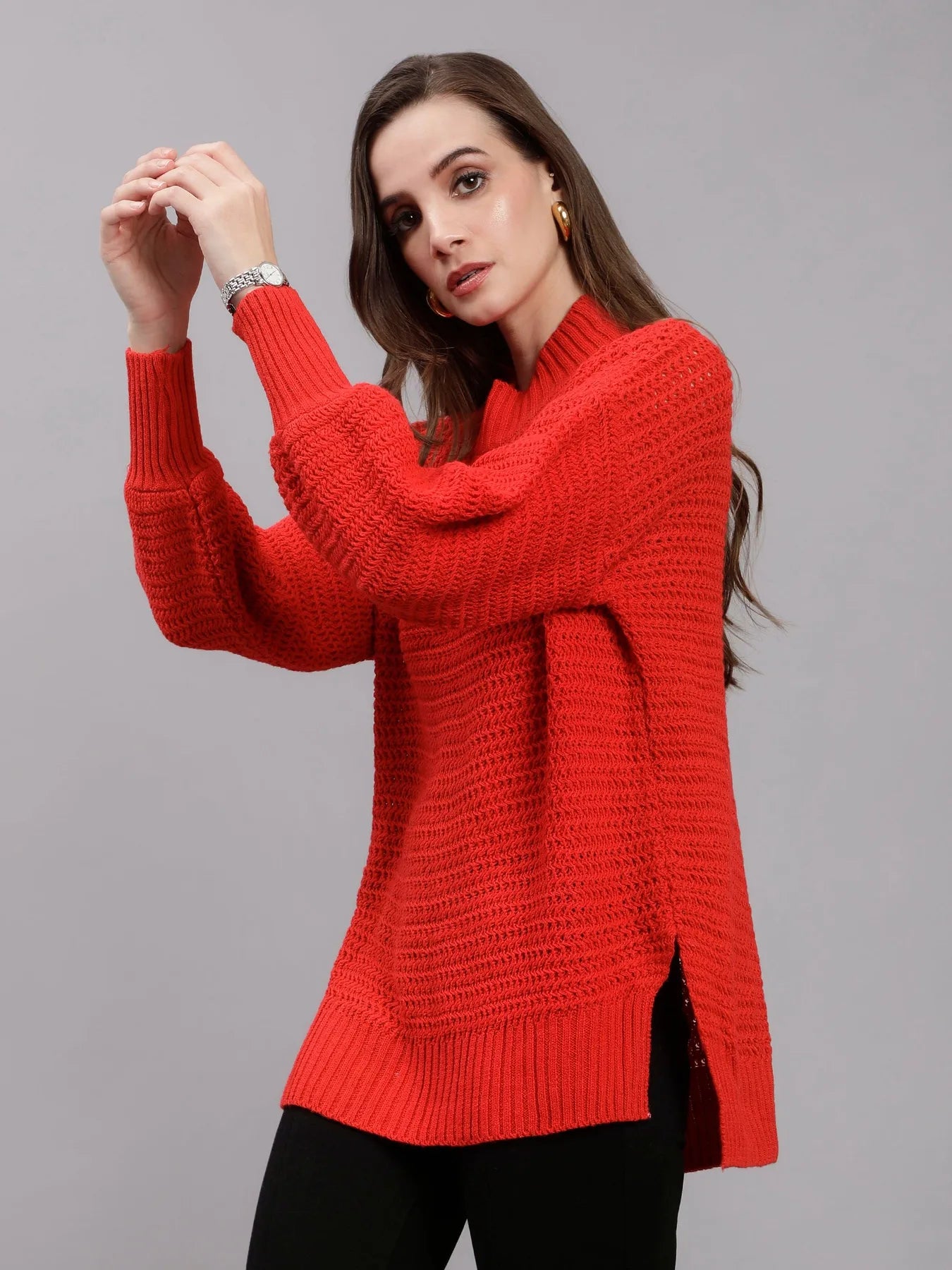 Warm Knitted Pullover