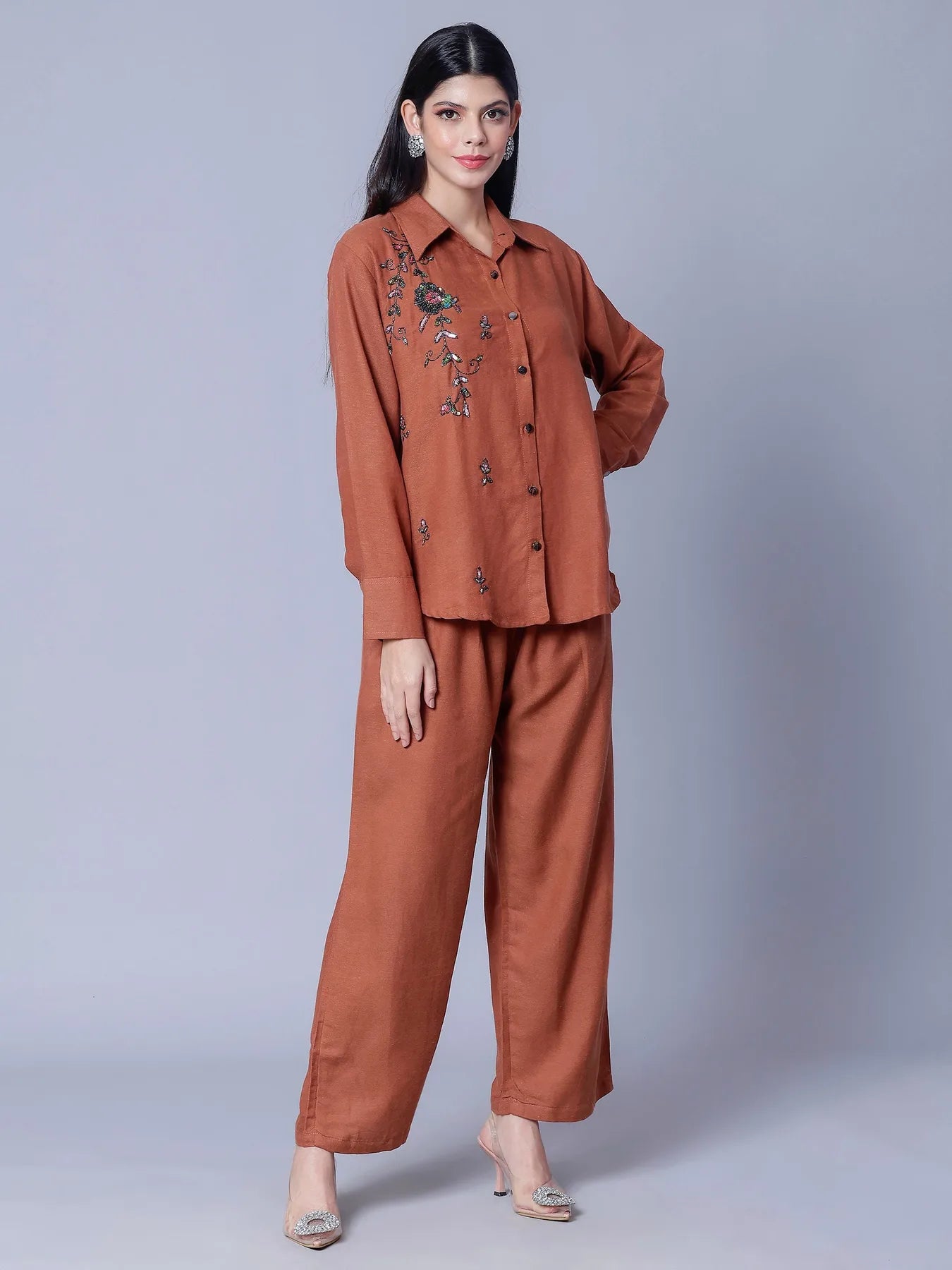 Hand Embroidery Two-Piece Set