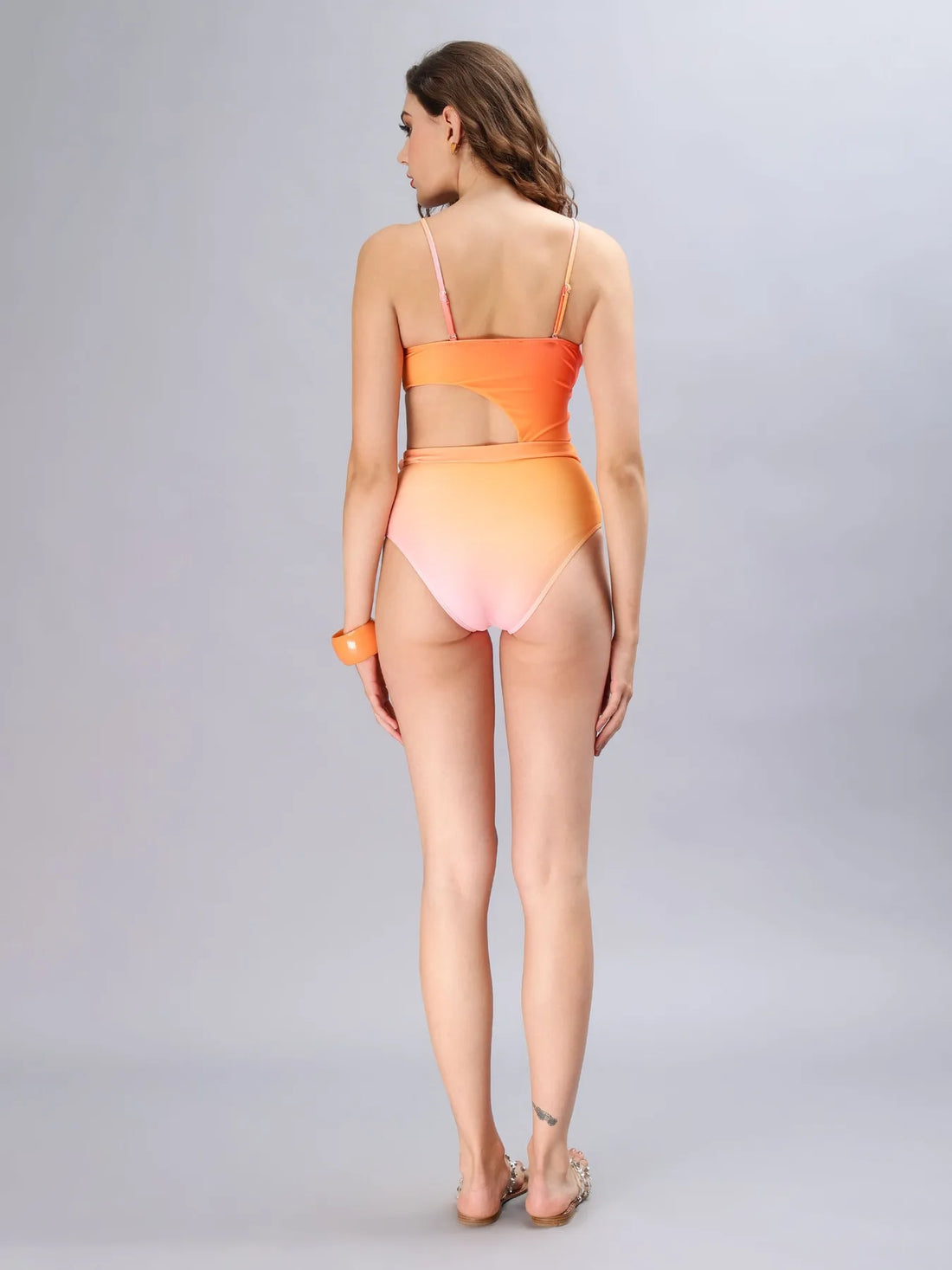 Sunset Ombre Side Knot Monokini