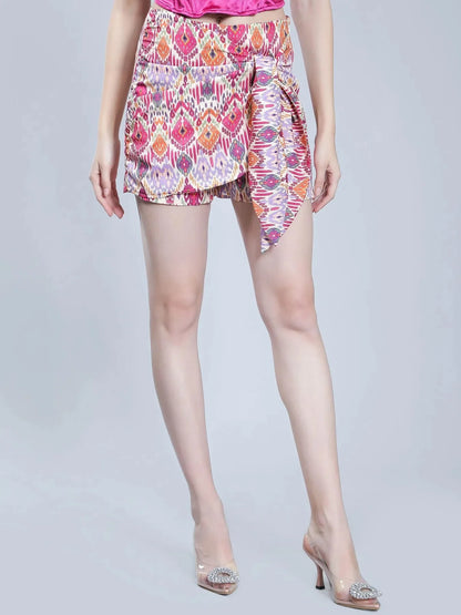 Front Wrap Tieup Shorts