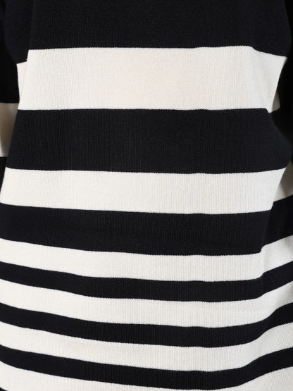 Striped Knitted Two Piece Set