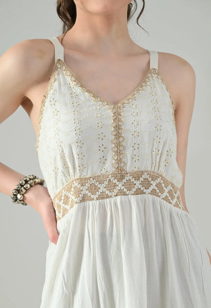 Serenade Schiffli Lace Dress