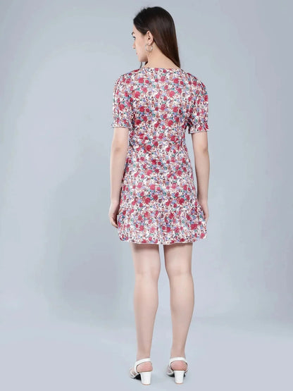 Floral A-Line Dress