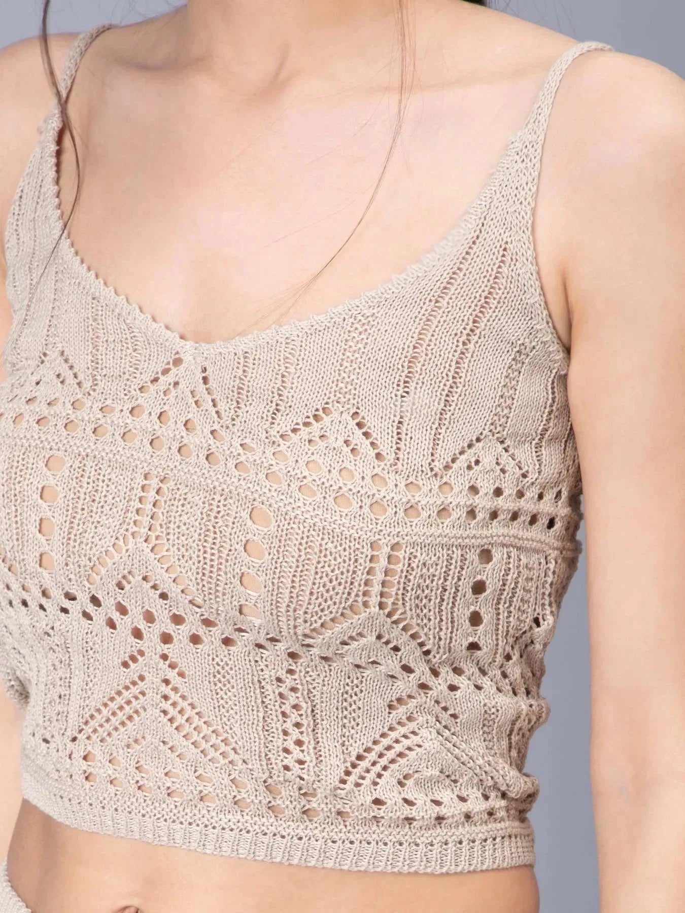 Crochet Cami and Skirt Two Piece set