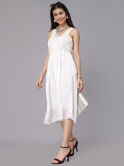 Summer Crochet Midi Dress