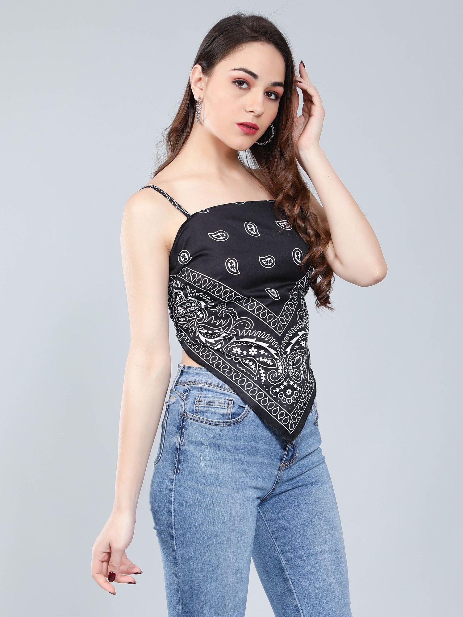 Backless Scarf Top