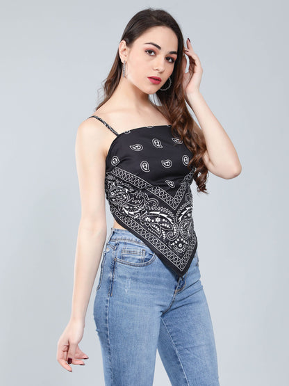 Backless Scarf Top