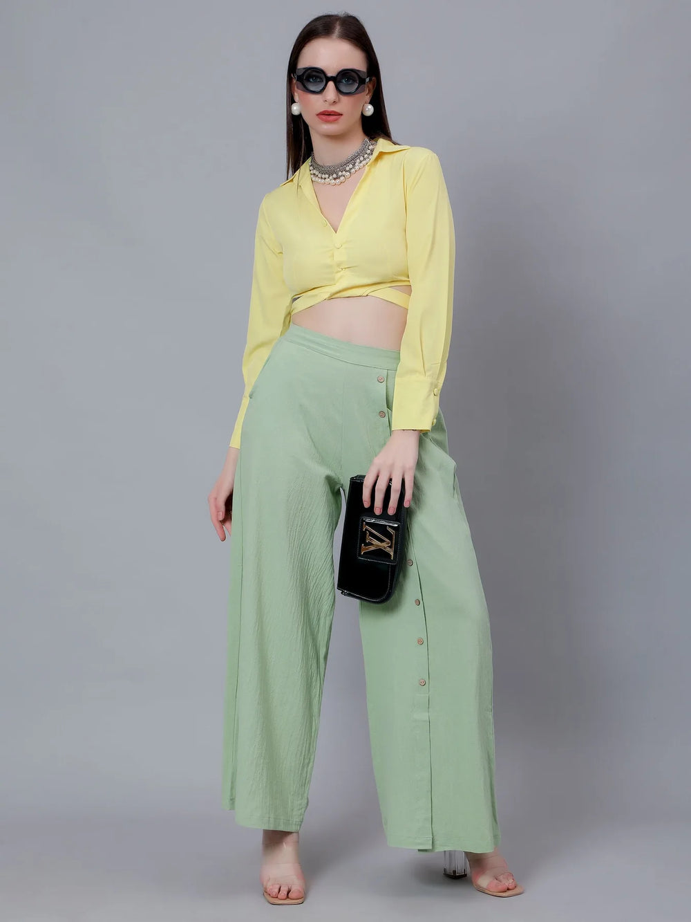 Classic Blouse &amp; Culottes Set