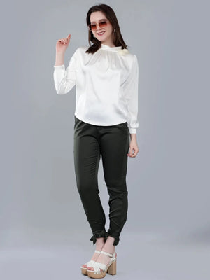 Mandarin Collar Blouse