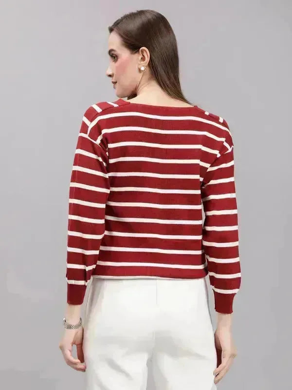 Striped Knitted Pullover