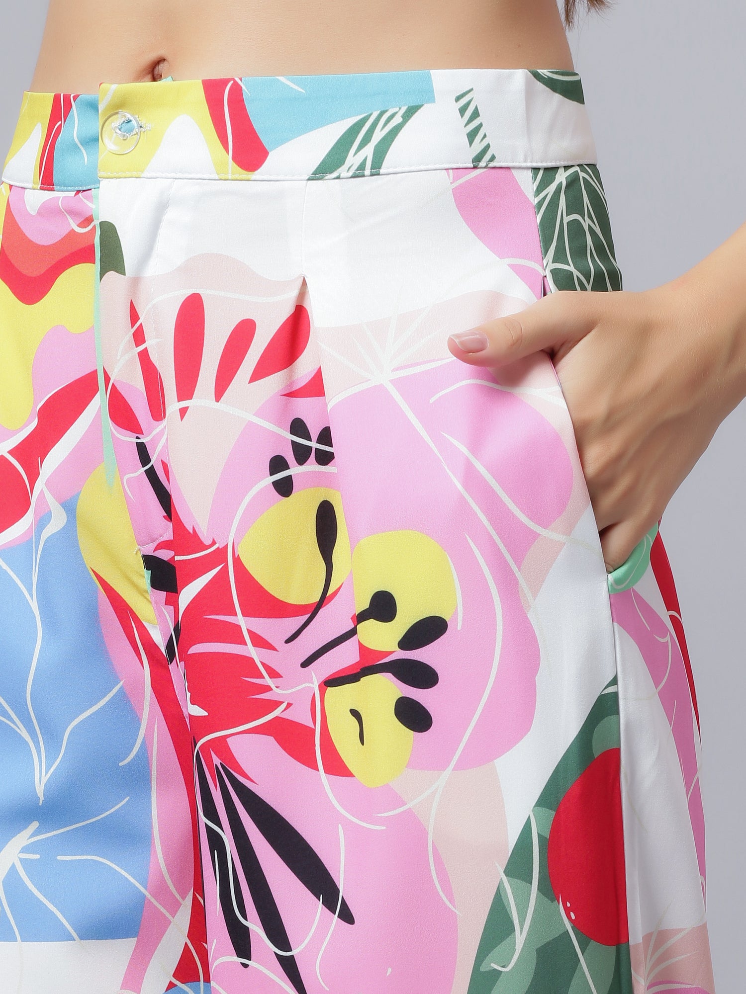 Multicolour Printed Two-Piece Set