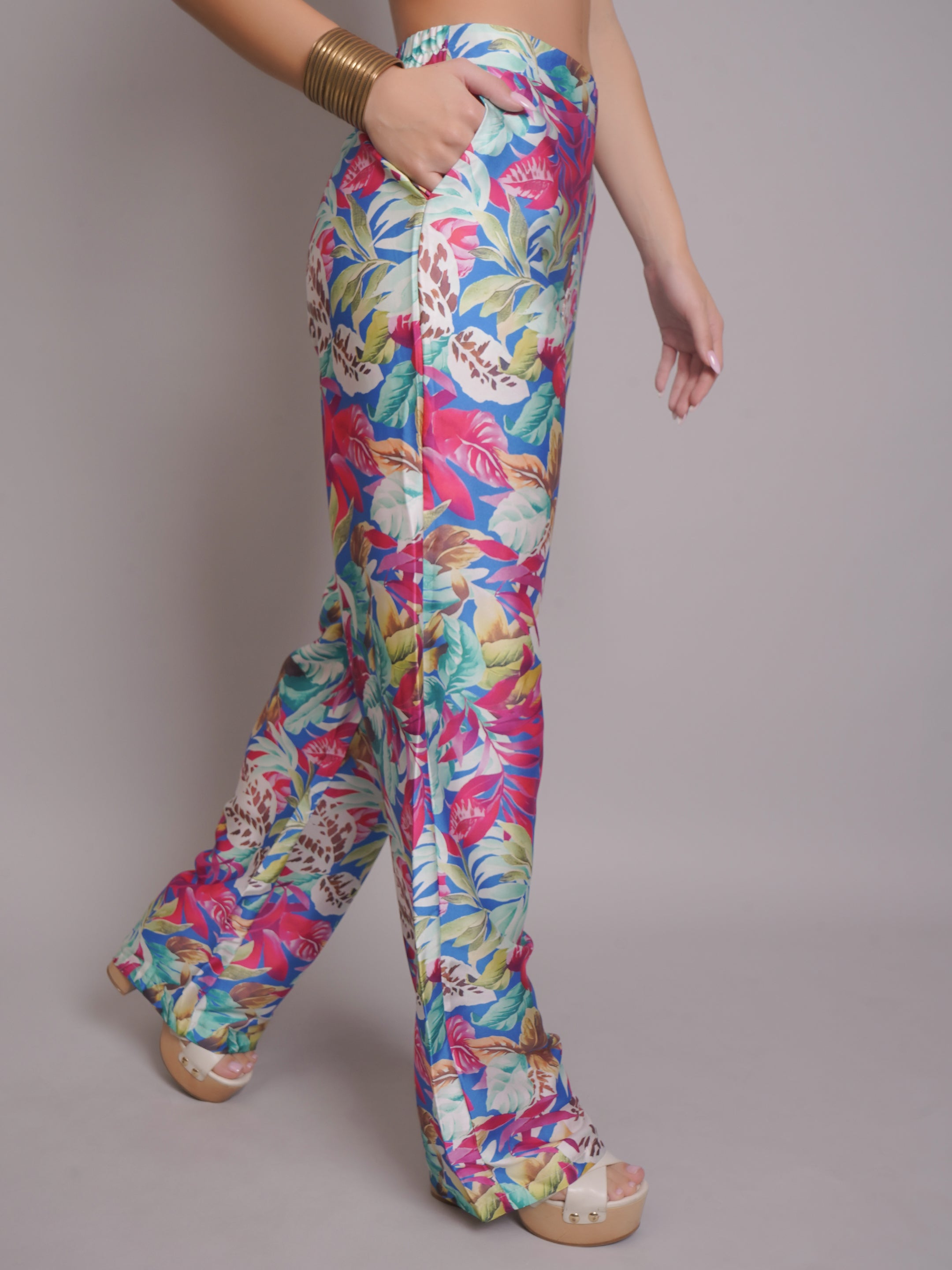 Floral Printed Pant Suit