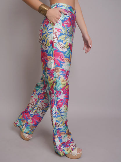Floral Printed Pant Suit