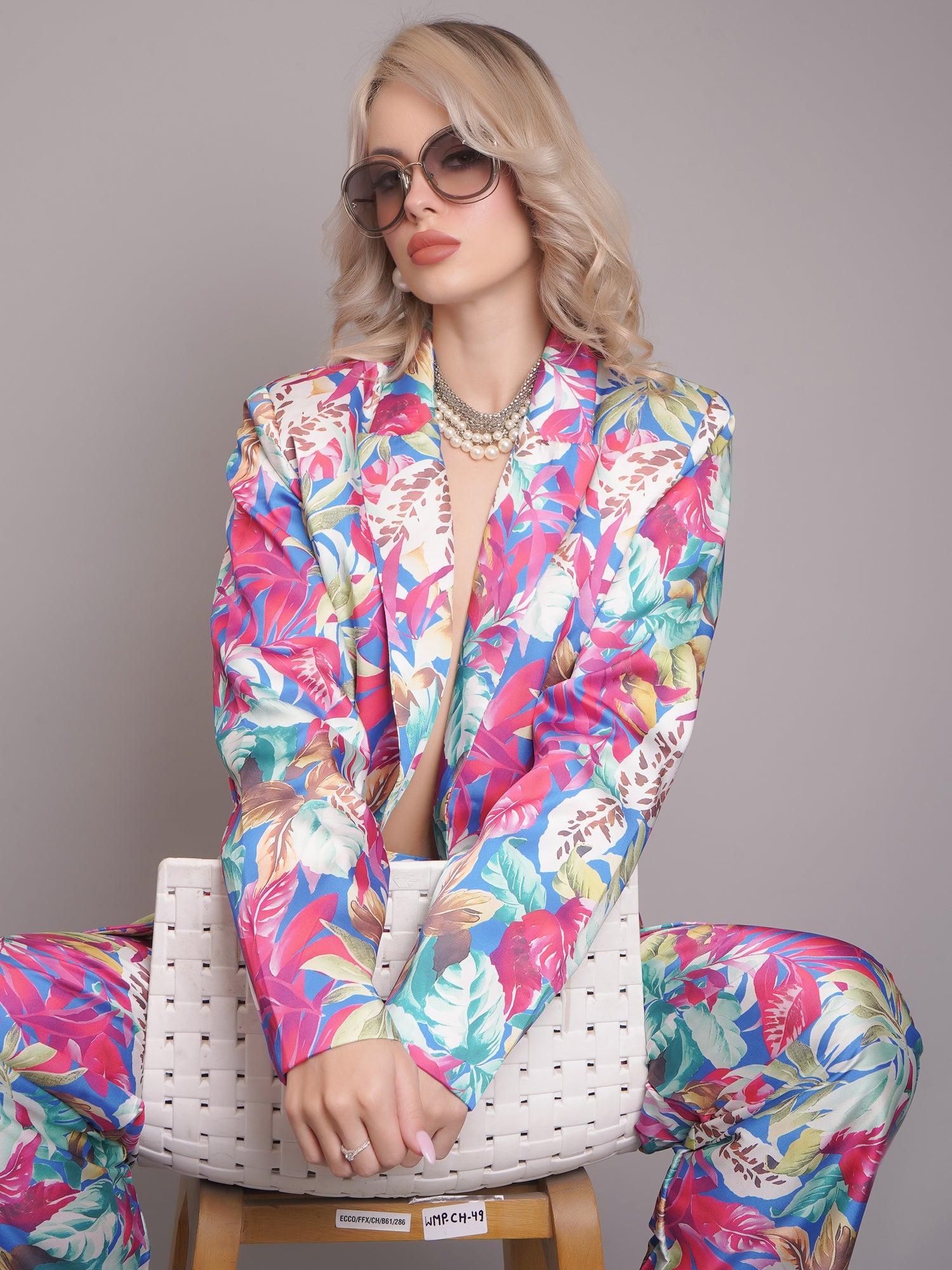 Floral Printed Pant Suit