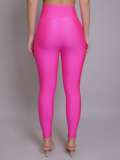 High Waisted Glossy Leggings