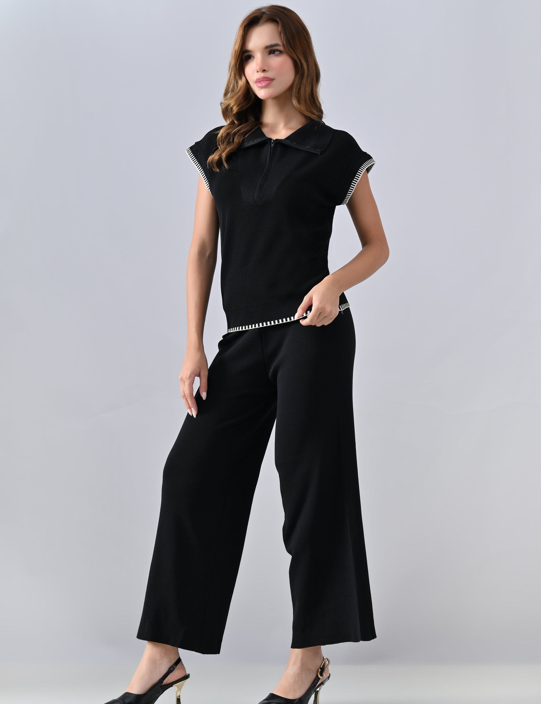 Threadline Knit Two-Piece Set