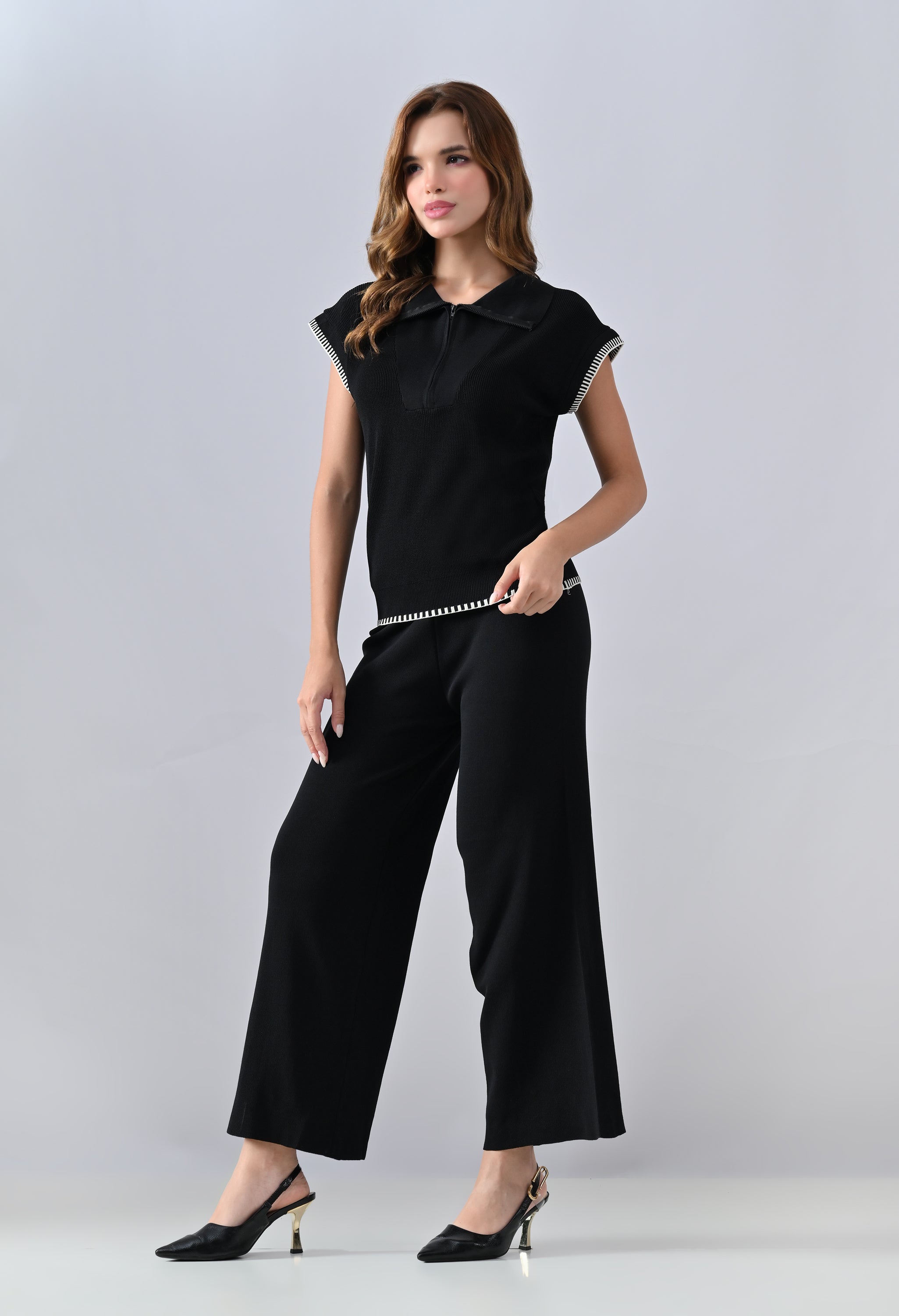 Threadline Knit Two-Piece Set