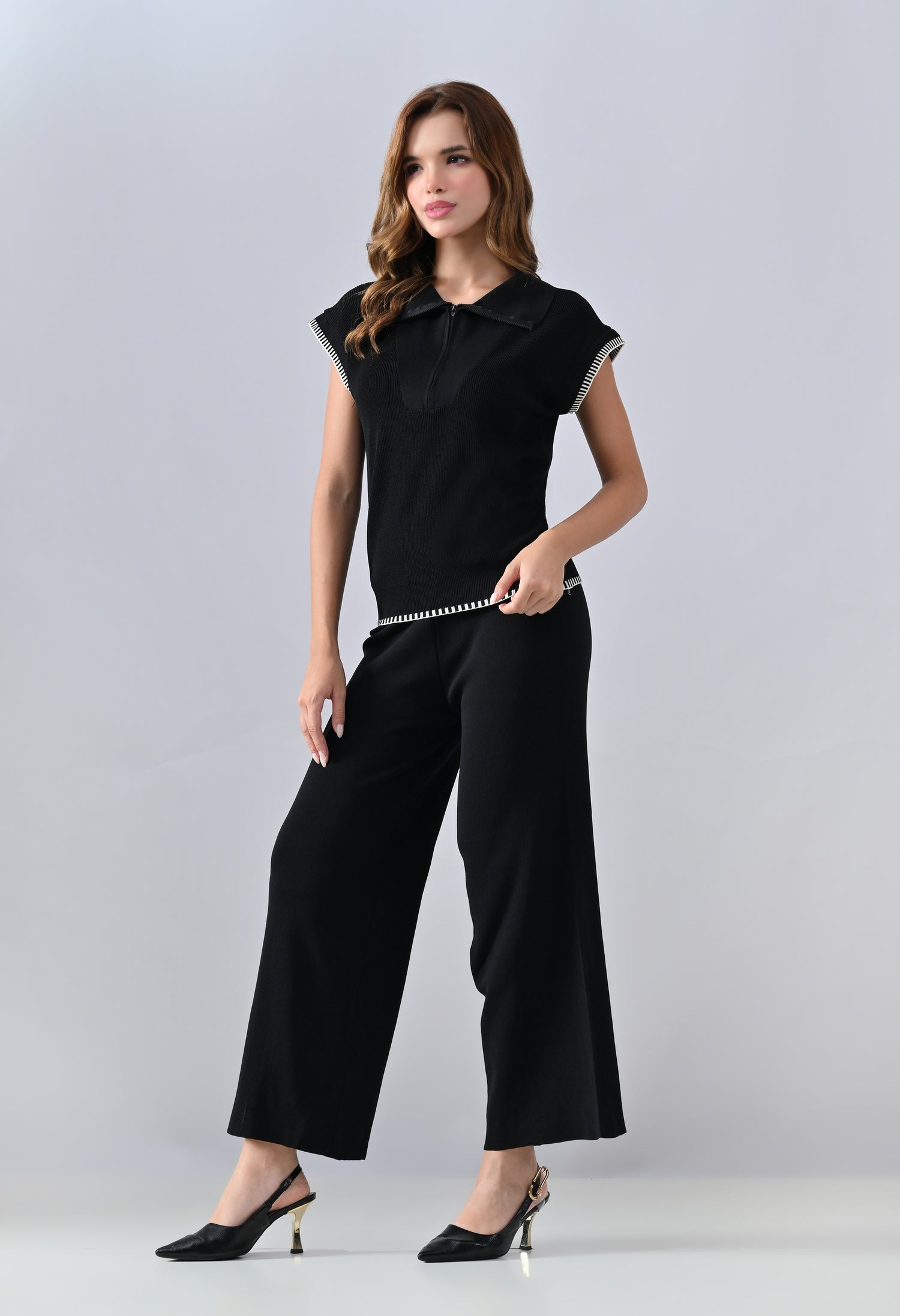 Threadline Knit Two-Piece Set