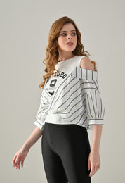 Striped Fusion Tee