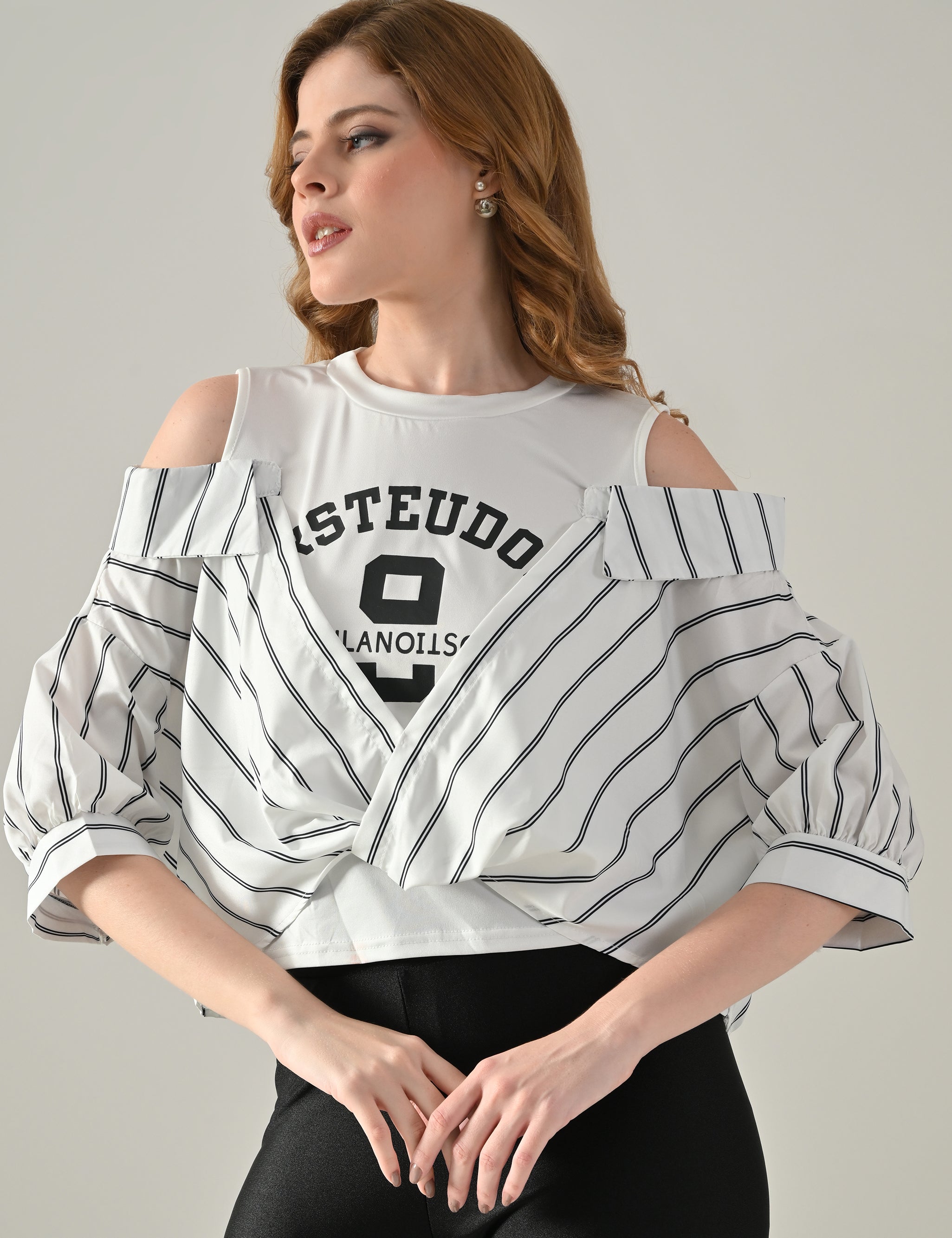 Striped Fusion Tee