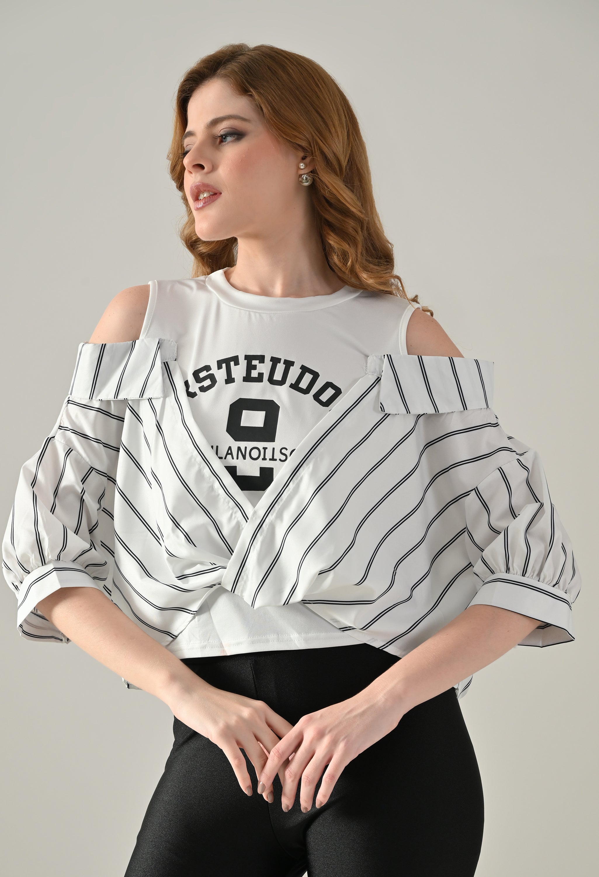 Striped Fusion Tee