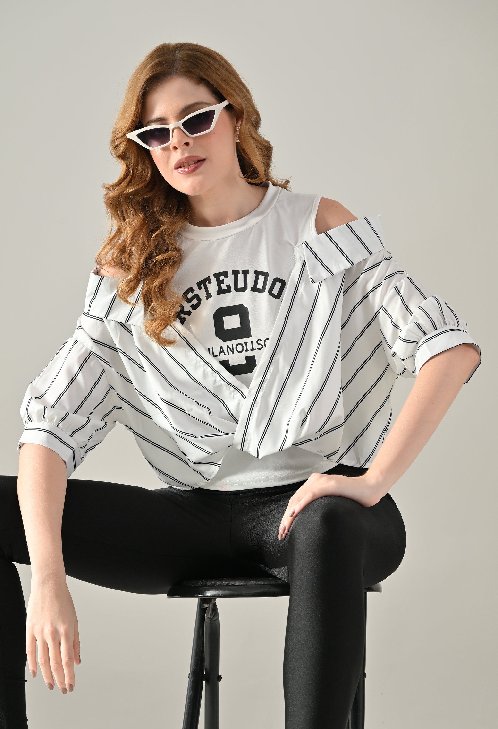 Striped Fusion Tee