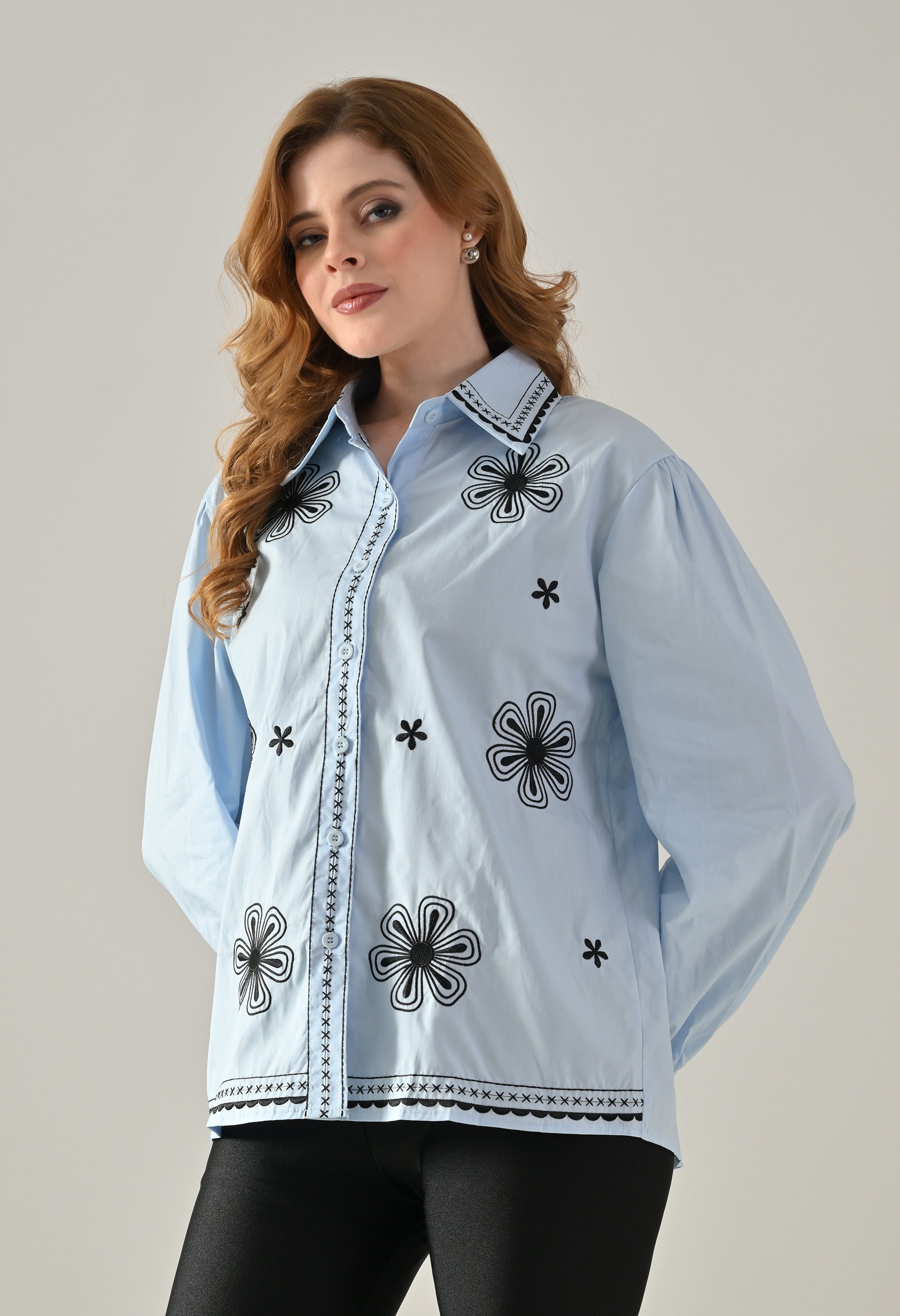 Bloom Embroidered Shirt