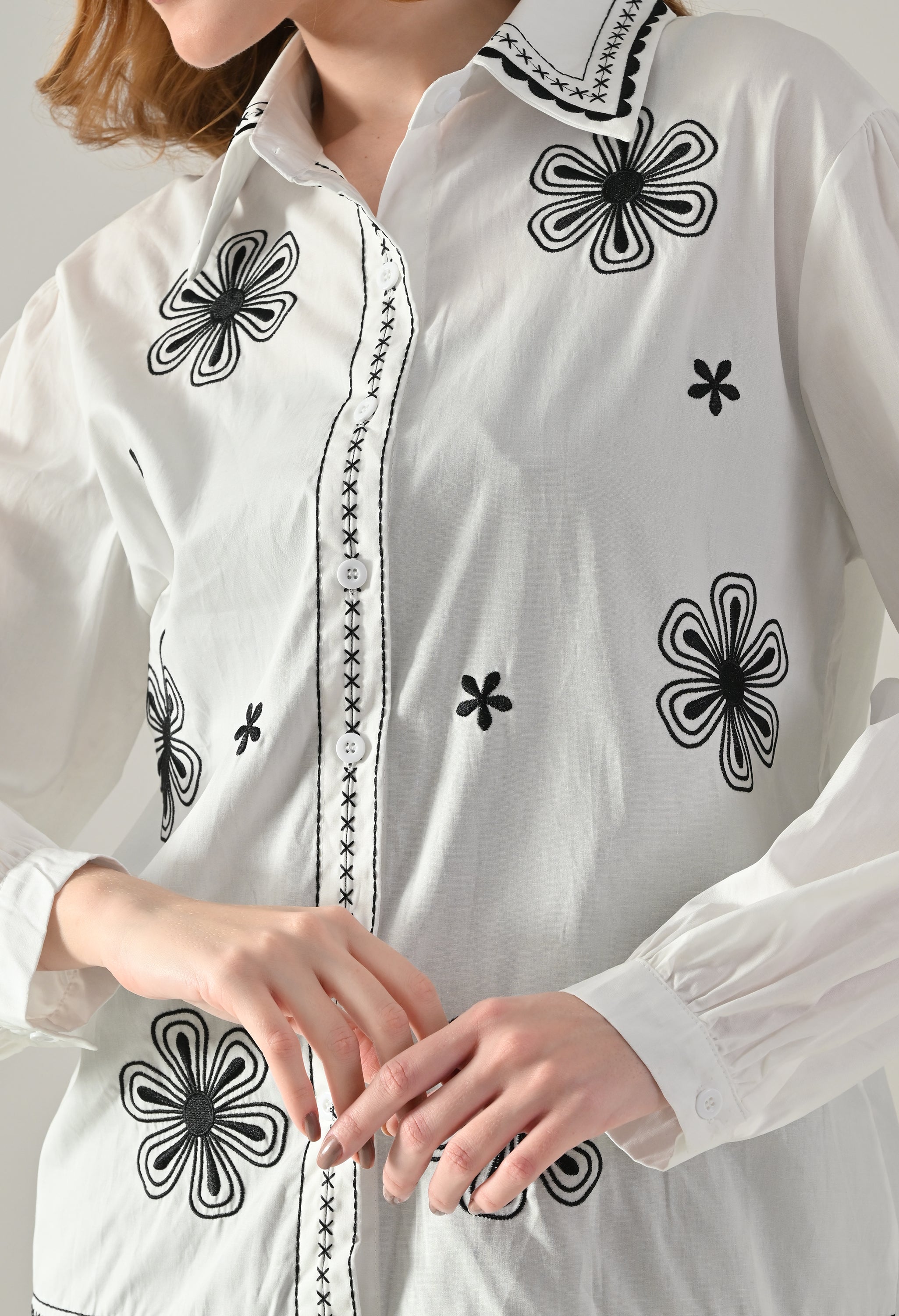 Bloom Embroidered Shirt