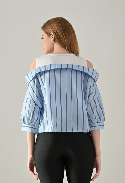 Striped Fusion Tee