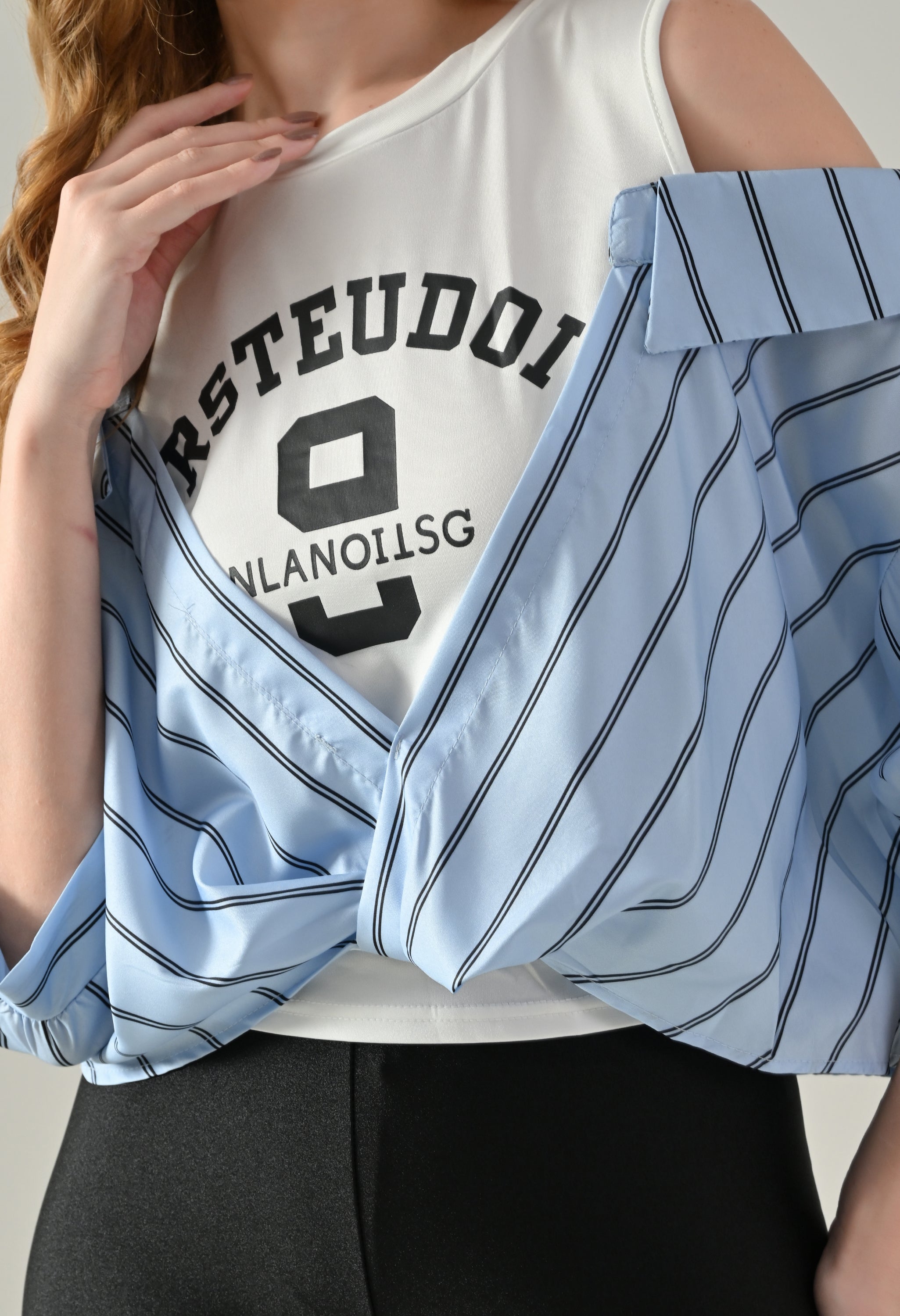 Striped Fusion Tee