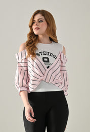 Striped Fusion Tee