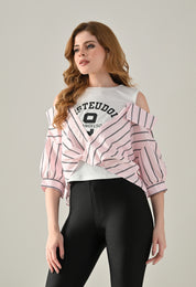 Striped Fusion Tee