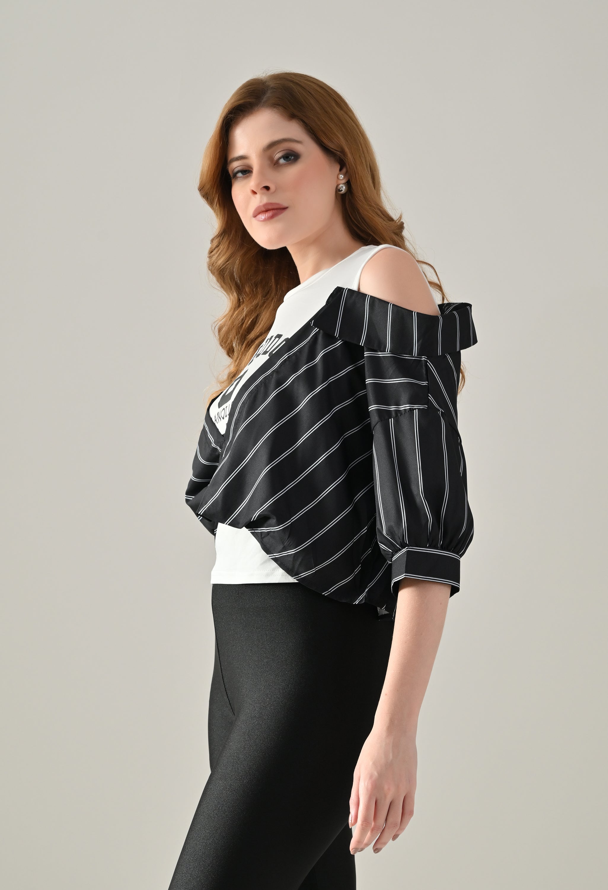 Striped Fusion Tee