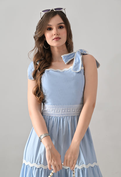 Skyline Charm Maxi Dress