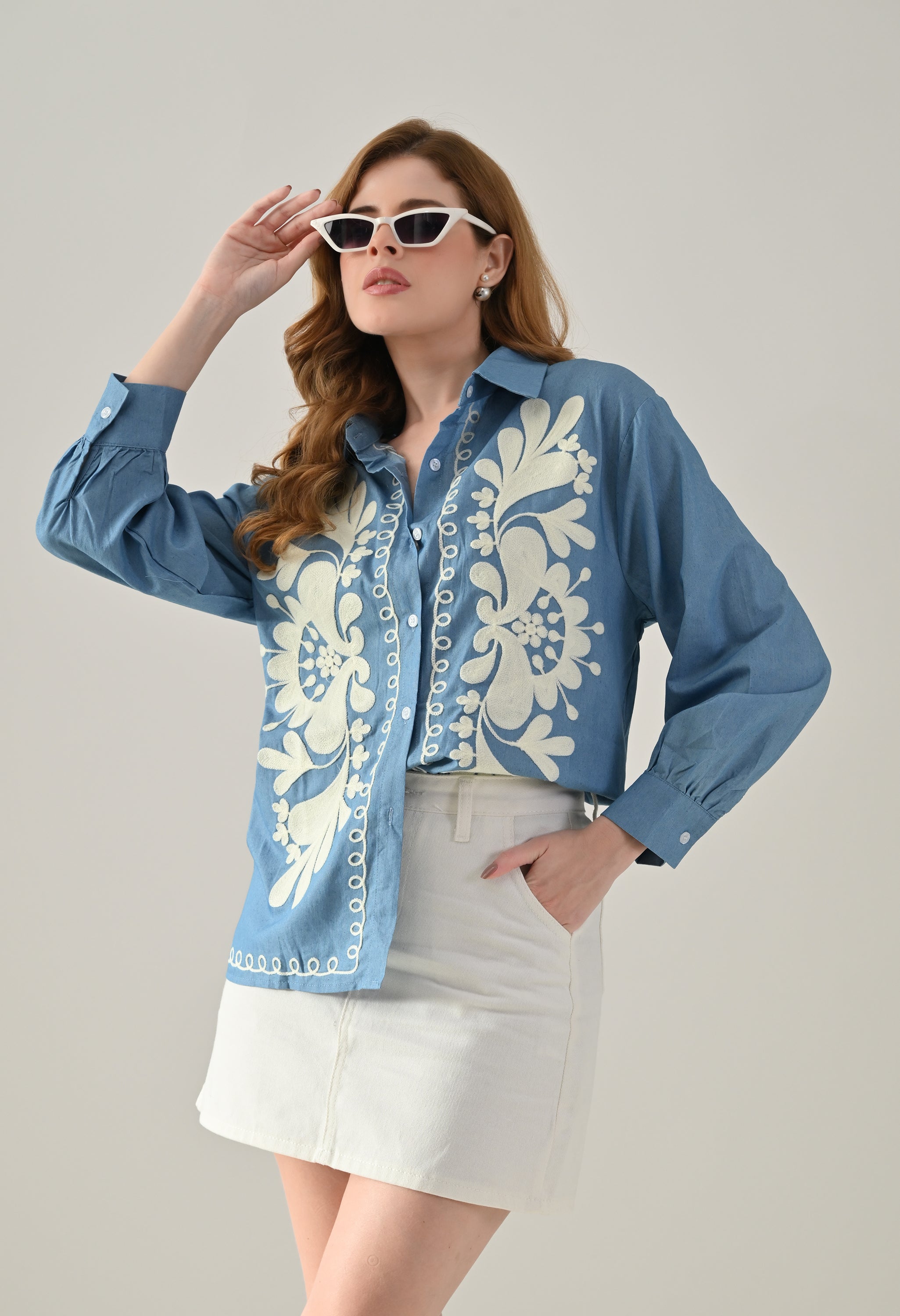 Threadwork Emboridered Shirt