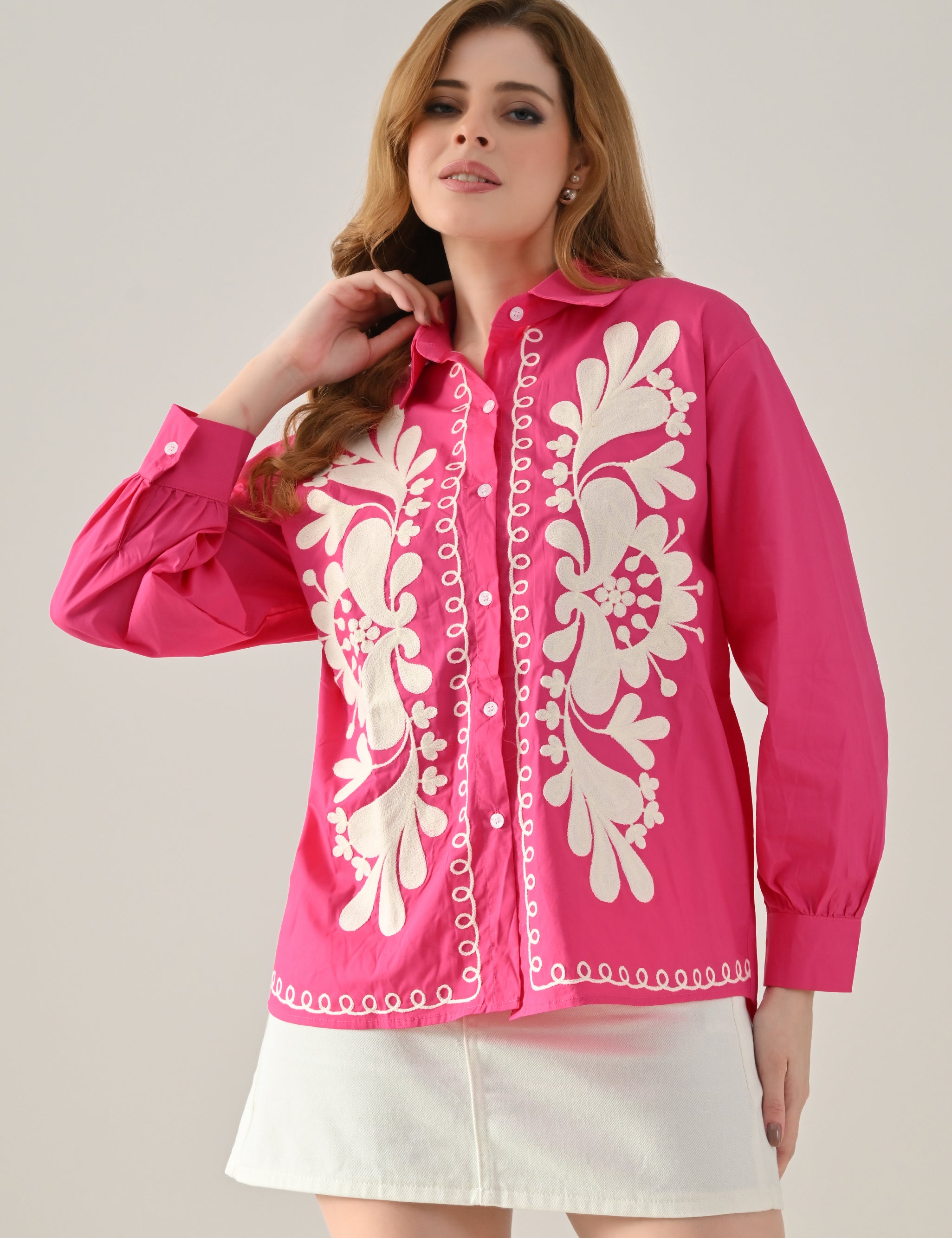 Threadwork Emboridered Shirt