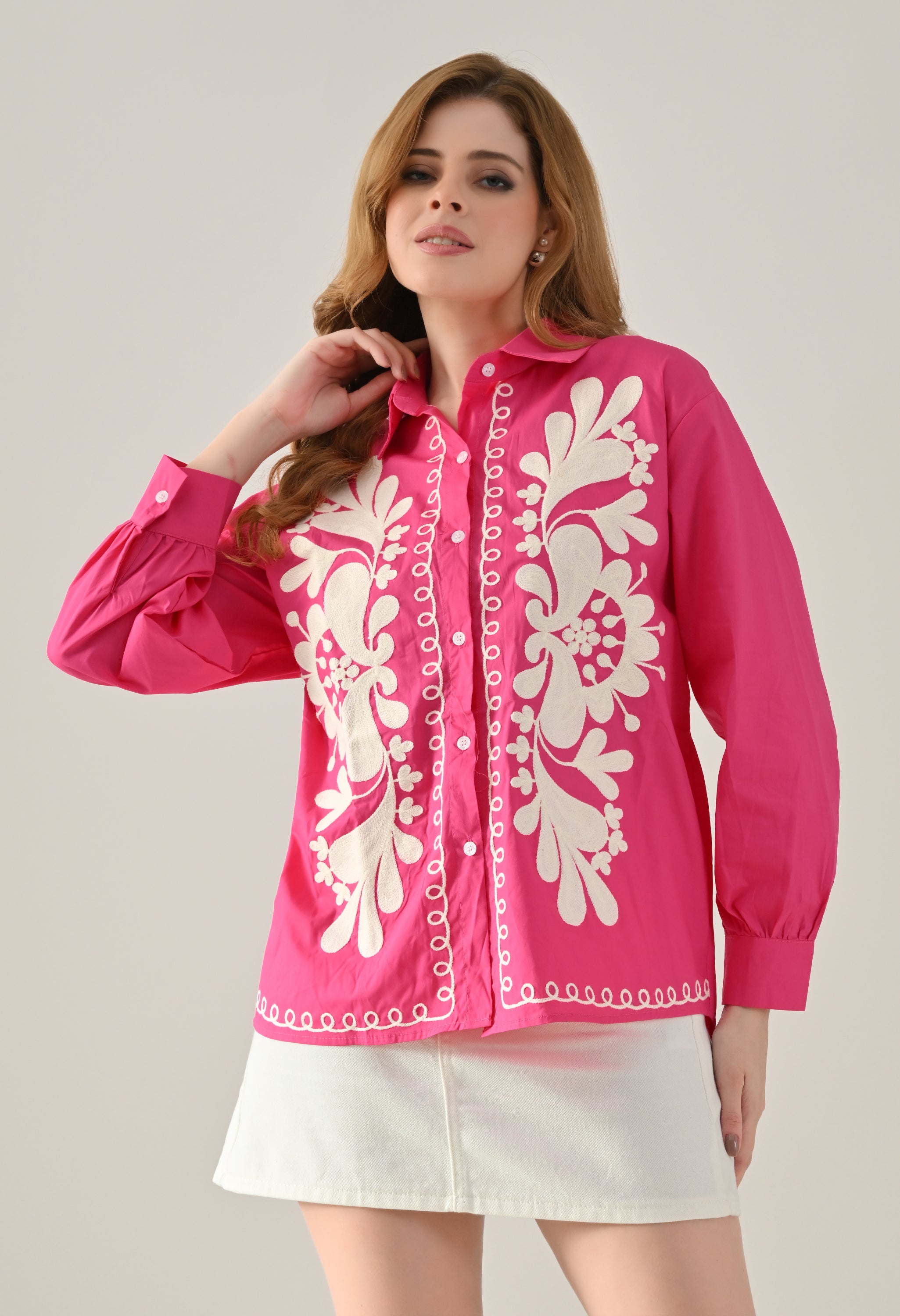 Threadwork Emboridered Shirt