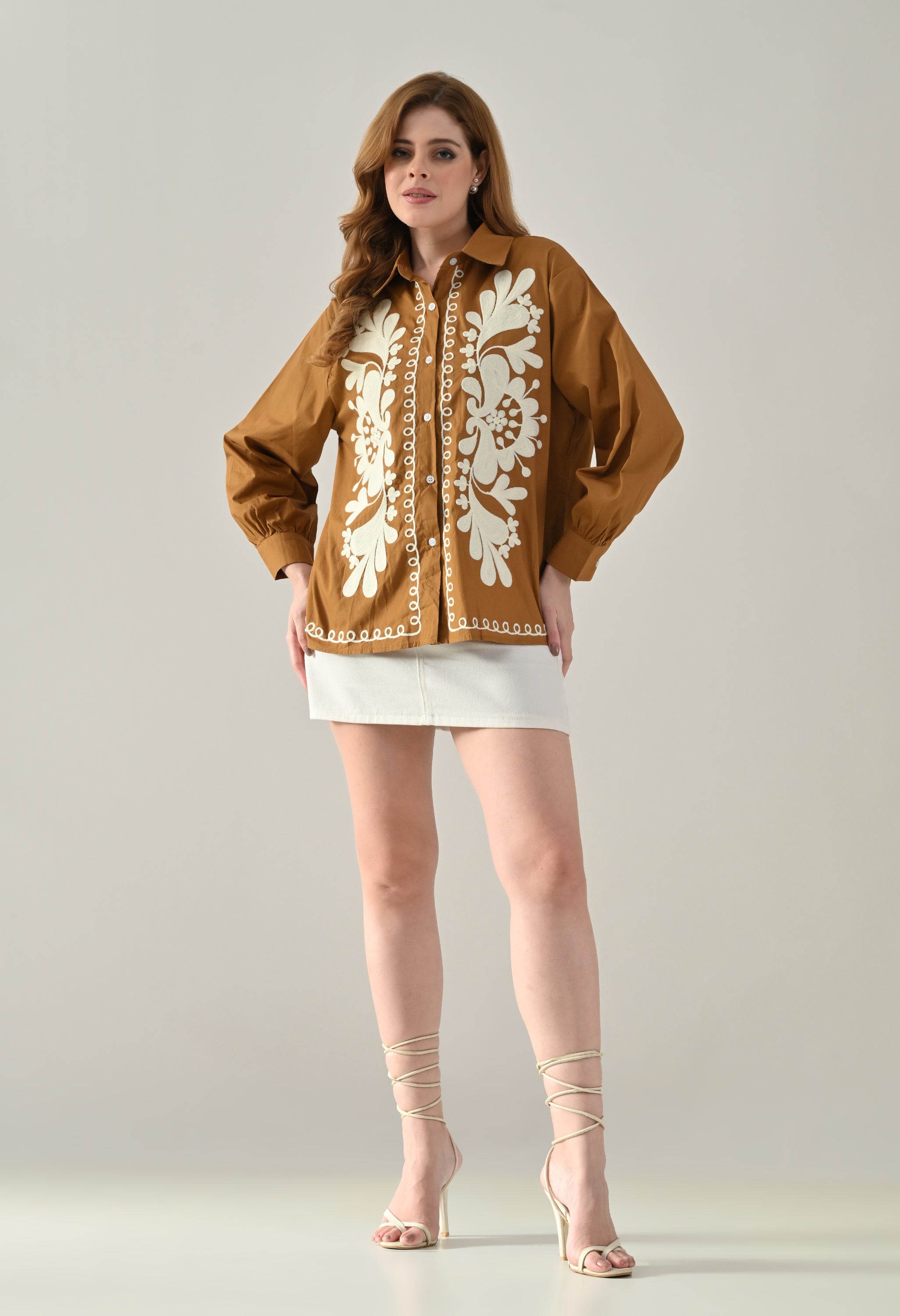 Threadwork Emboridered Shirt